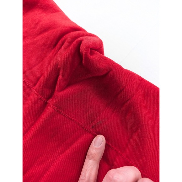 Mens XXL Vintage Champion Sweatpants Maryland Terps 80s Terps Red Double Lined - Picture 4 of 11